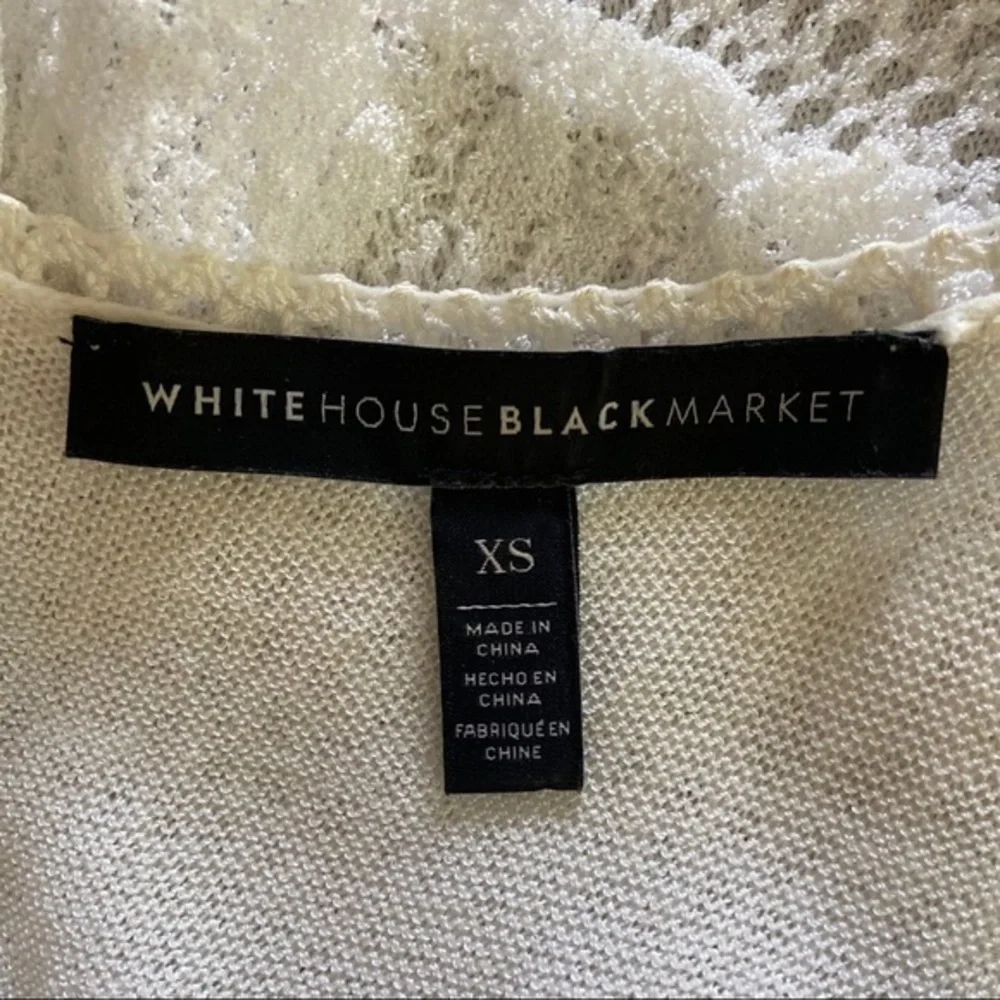 White House Black Market Crochet Top - Picture 6 of 7